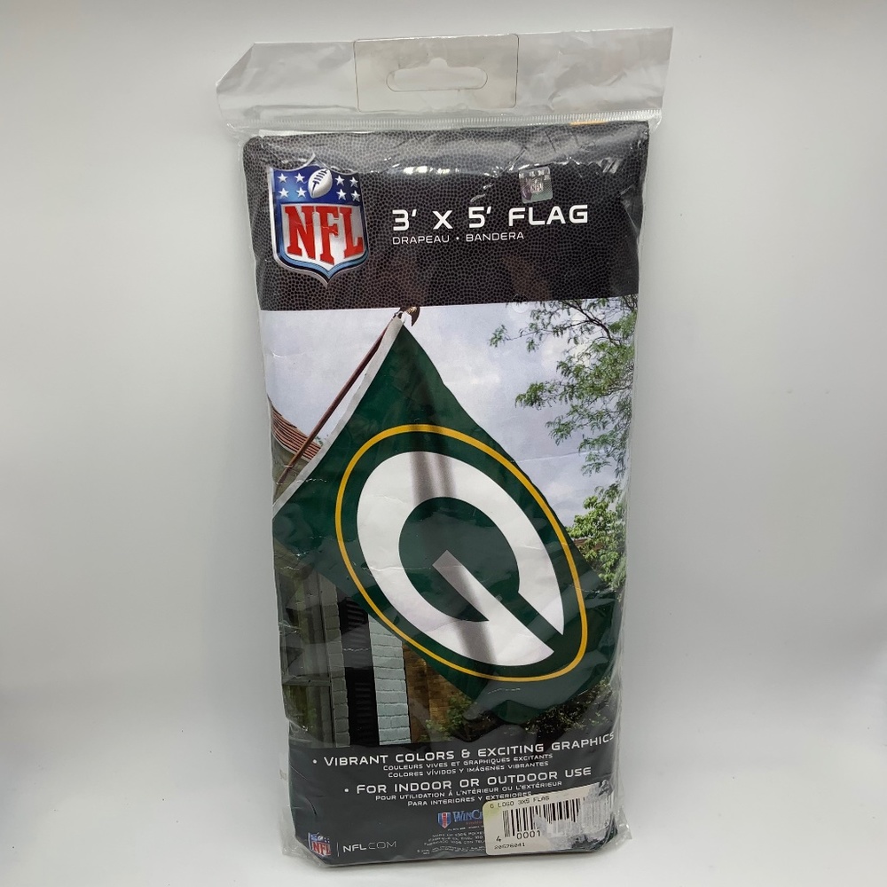 NFL Wincraft Green Bay Packers G Logo Indoor/Outdoor 3' x 5' Flag